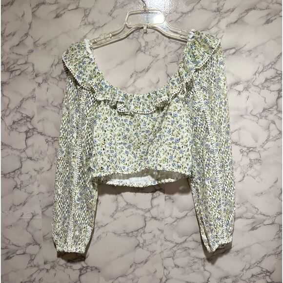 Love Shack Fancy Dorabella Crop Top - Picture 8 of 12